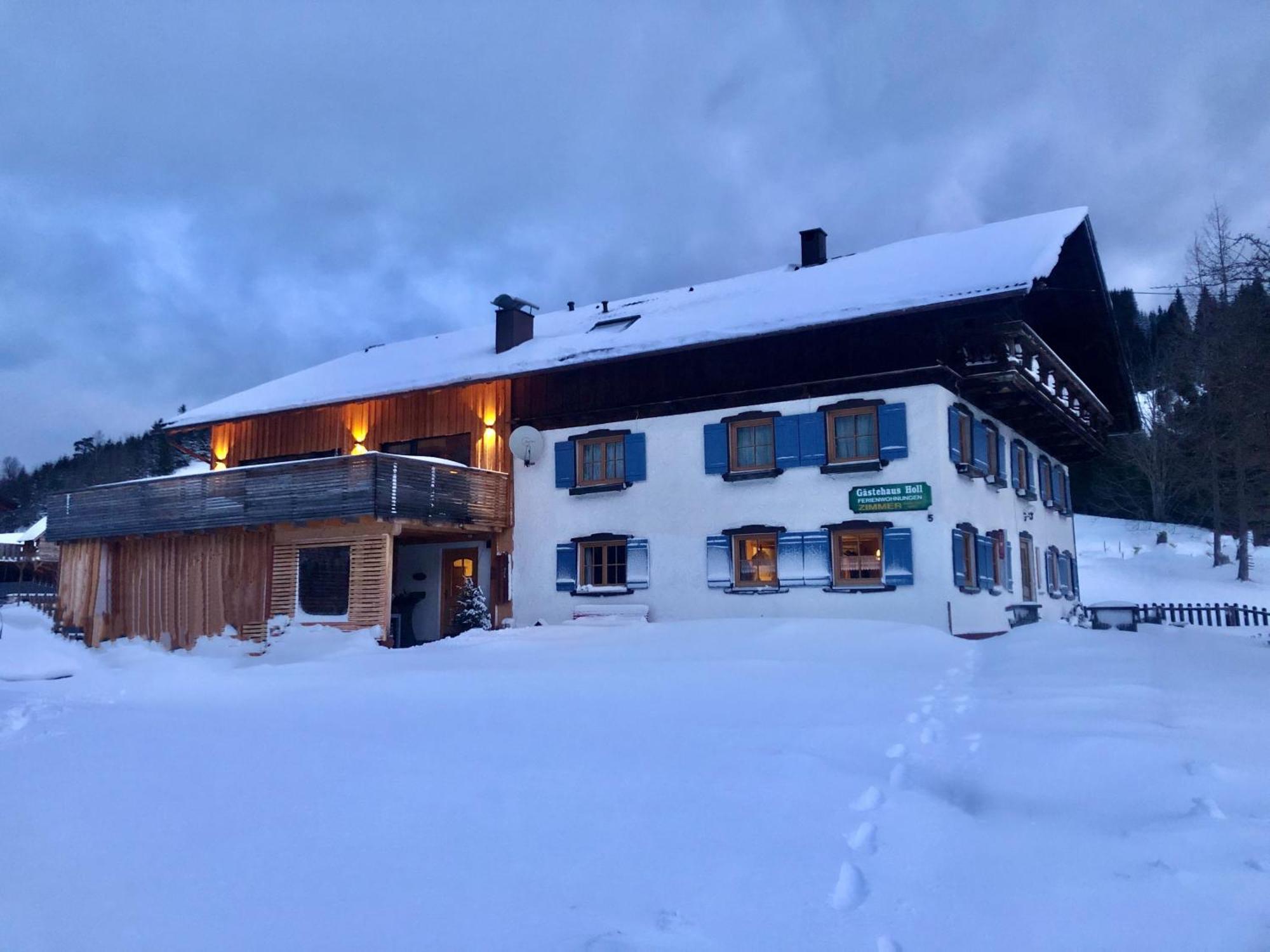 Gaestehaus Holl Schattwald Buitenkant foto